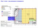 План 1 этажа при размещении гипермаркета