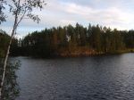Летние виды противоположного берега (слева)